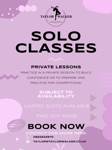 Solo Class Poster